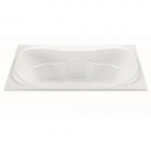 MTI Baths AST32DM-WH - Tranquility 1 Dolomatte Drop In Air Bath - White (72X42)