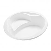 MTI Baths P35-AL - 60X60 ALMOND ROUND STANDARD THERAPY WHIRLPOOL-RENDEZVOUS 2