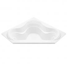 MTI Baths P36U-BI - Cayman 4 Acrylic Cxl Drop In Corner Ultra Whirlpool- Biscuit (59.875X59.875)