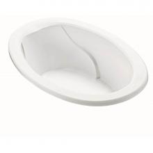 MTI Baths AE39DM-WH - Adena 5 Dolomatte Oval Drop In Air Bath Elite - White (63X41.25)