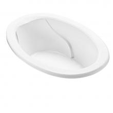 MTI Baths AW39-BI - Adena 5 Acrylic Cxl Oval Drop In Air Bath/Whirlpool - Biscuit (63X41.25)