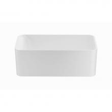 MTI Baths AST412-WH-GL - Almaza Mineral Composite Air Bath - Gloss White (59X30)