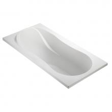 MTI Baths AE45S-AL - 71X36 ALMOND ARIA ELITE BATH-reflection 1