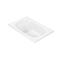 MTI Baths AESM4-WH - 72X48 White Aria Elite/Stream Bath Lanier