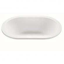 MTI Baths AST56DM-WH-UM - New Yorker 2 Dolomatte Undermount Air Bath - White (65.5X41.5)