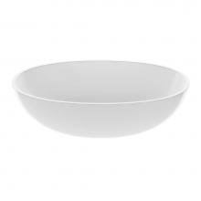 MTI Baths 603M-MT-WH - Monica Mineral Composite Vessel Sink - Matte White (23.5X13.75)