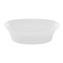 MTI Baths 606M-MT-WH - Maricela Mineral Composite Vessel Sink - Matte White (23.5X14.25)