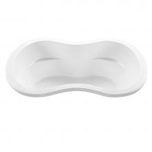 MTI Baths AW63-WH-UM - Eternity Acrylic Cxl Undermount Air Bath/Whirlpool - White (72X47.75)