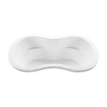 MTI Baths AE63DM-WH-UM - Eternity Dolomatte Undermount Air Bath Elite- White (72X47.75)