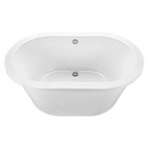 MTI Baths AST68-WH - New Yorker 4 Acrylic Cxl Freestanding Air Bath - White (65.5X41.5)