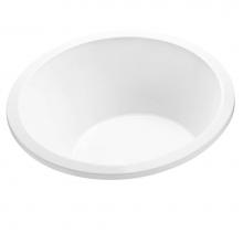 MTI Baths P69-WH-UM - Jasmine 1 Acrylic Cxl Undermount Round Whirlpool - White (65.5X65.5)