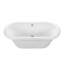 MTI Baths AST74+BASE74-WH - 71X35 White Freestanding Air Bath With Pedestal Melinda 1