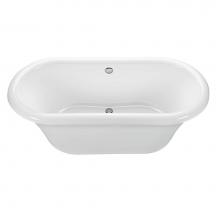 MTI Baths AST74A-WH - Melinda 1 Acrylic Cxl Freestanding Air Bath - White (71.625X35.5)