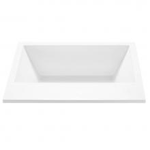 MTI Baths AW84-WH-DI - Metro 2 Acrylic Cxl Drop In Air Bath/Whirlpool - White (60.125X42)