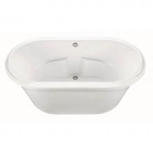 MTI Baths AE86DM-WH - Harmony 2 Dolomatte Freestanding Air Bath Elite - White 71.25X41