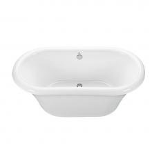 MTI Baths AST88+BASE88-WH - 66X35 White Freestanding Air Bath With Pedestal Melinda 4