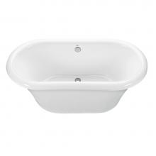 MTI Baths S88A-WH - Melinda 4 Acrylic Cxl Freestanding Soaker - White (65.5X35)