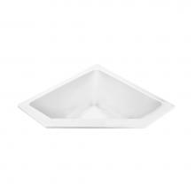 MTI Baths AEM90-BI-DI - Deborah 2 Acrylic Cxl Drop In Corner Air Bath Elite/Microbubbles - Biscuit (42.25X42.25)