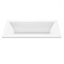 MTI Baths AW98-WH-UM - Andrea 8 Acrylic Cxl Undermount Air Bath/ Whirlpool - White (71.625X36)