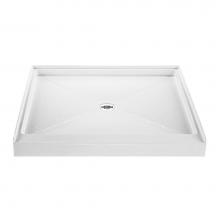 MTI Baths MB4848CD-WH - 48X48 Basics Shower Base White Center Drain