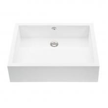 MTI Baths MTCS712-WH-GL - 20X16 GLOSS WHITE ESS SINK-WYMARA