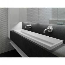 MTI Baths MTCS756UM-WH-MT - PETRA 12 SR SCULPTURESTONE UNDERMOUNT - MATTE WHITE (54X14.75)