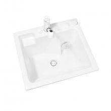 MTI Baths MTLS-110JPSWH - FOOT SPA 1 ACRYCLIC CXL DROP IN SOAKER - WHITE (28X23)