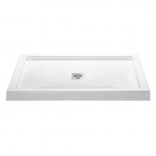 MTI Baths SB4236MTBI - 4236 Acrylic Cxl Center Drain Multi Threshold - Biscuit