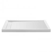 MTI Baths SBDM6030MTHDWHLH - 6030 Dolomatte Lh Hidden Drain Multi Threshold - White