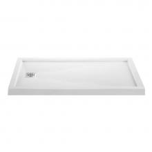 MTI Baths SB6032MTBORH - 60X32 Bone Shwr Bse Rh Drain