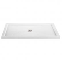 MTI Baths SB6636MTWH - 6636 Acrylic Cxl Center Drain Multi Threshold - White