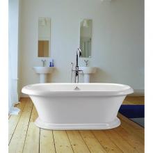 MTI Baths AST74-BO - 71X35 Bone Freestanding Air Bath Without Pedestal Melinda 1