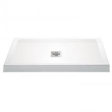 MTI Baths SBDM4836MTWH - 4836 Dolomatte Center Drain Multi Threshold - White