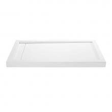 MTI Baths SBSS6036HDWHLH - 60X36 Matte White Ess Shower Base Left Hand Drain