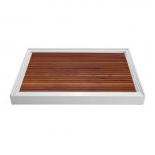 MTI Baths TK-4236 - TEAK SHOWER TRAY FOR MTSB-4236 CENTER DRAIN