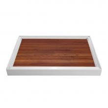 MTI Baths TK-4836 - TEAK SHOWER TRAY FOR MTSB-4836 CENTER DRAIN