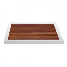 MTI Baths TK-4836MT - TEAK SHOWER TRAY FOR MTSB-4836MT  CENTER DRAIN