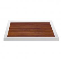 MTI Baths TK-4842MT - TEAK SHOWER TRAY FOR MTSB-4842 CENTER DRAIN