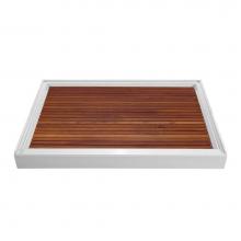 MTI Baths TK-6048 - TEAK SHOWER TRAY FOR MTSB-6048 CENTER DRAIN