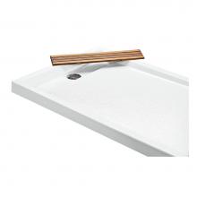 MTI Baths TK-HD36 - TEAK HIDDEN DRAIN COVER FOR MTSB-6036MTHD