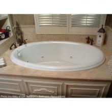 MTI Baths AESM3-WH - 70X42 White Aria Elite/Stream Bath Combo Victoria 1