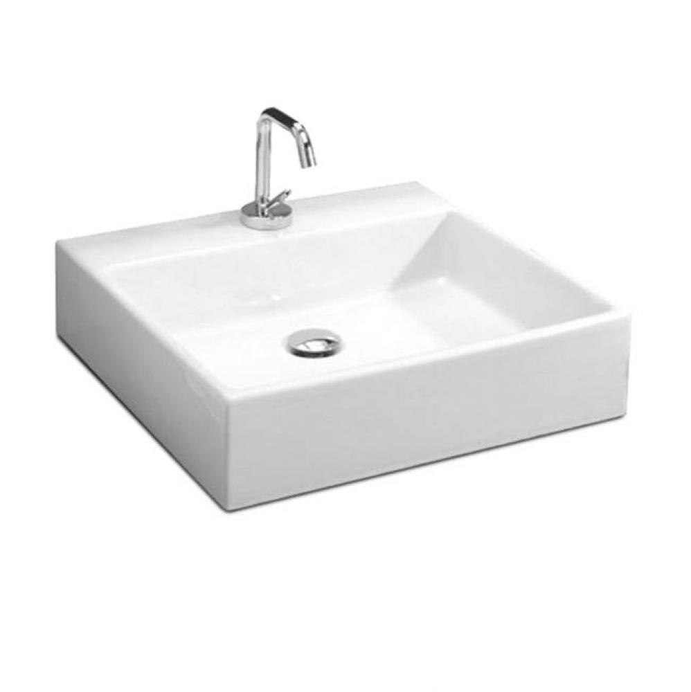 Box 50 Single-Hole Vessel Lavatory White