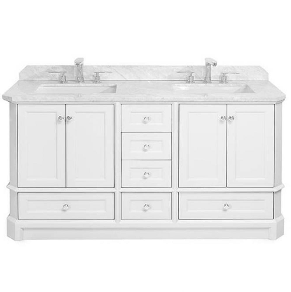 Richmond Vanity Cabinet, 60-in Matte White