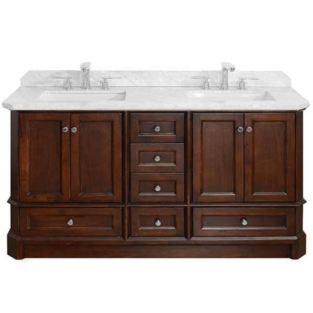 Richmond Vanity Cabinet, 60-in Walnut Brown