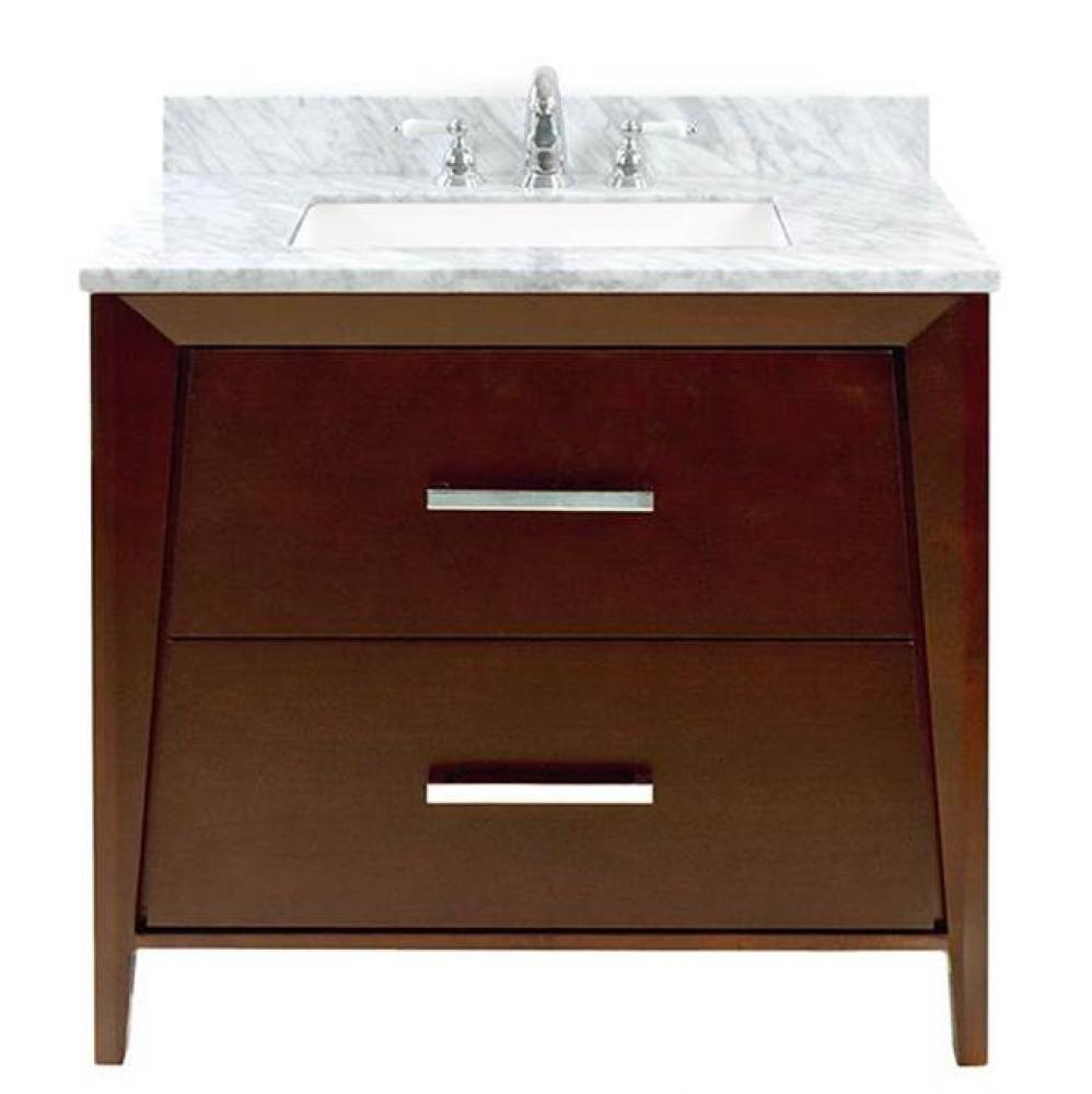 Canto Vanity Cabinet, 36-in Walnut Brown