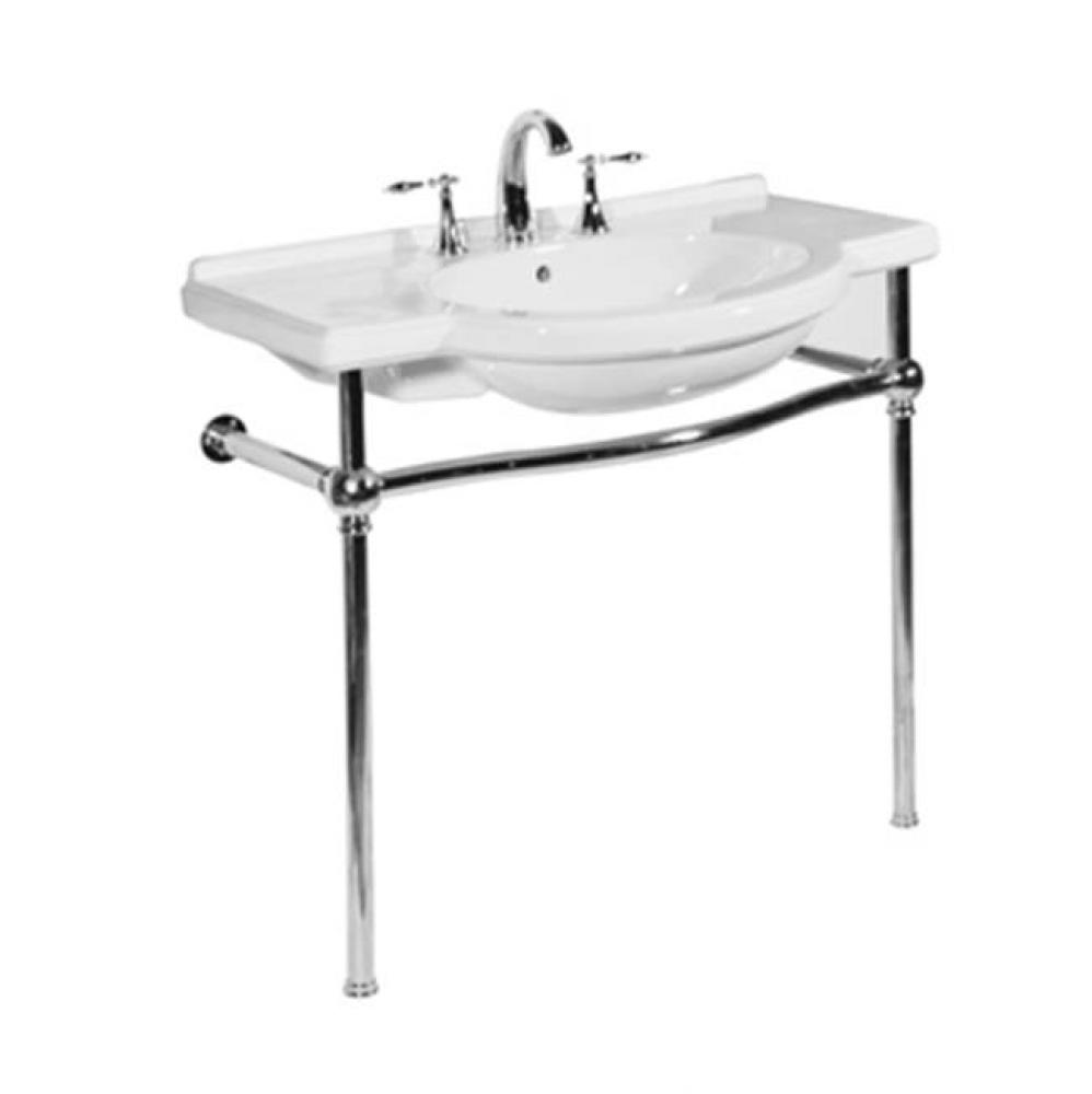 Nouveau Console Stand Polished Chrome