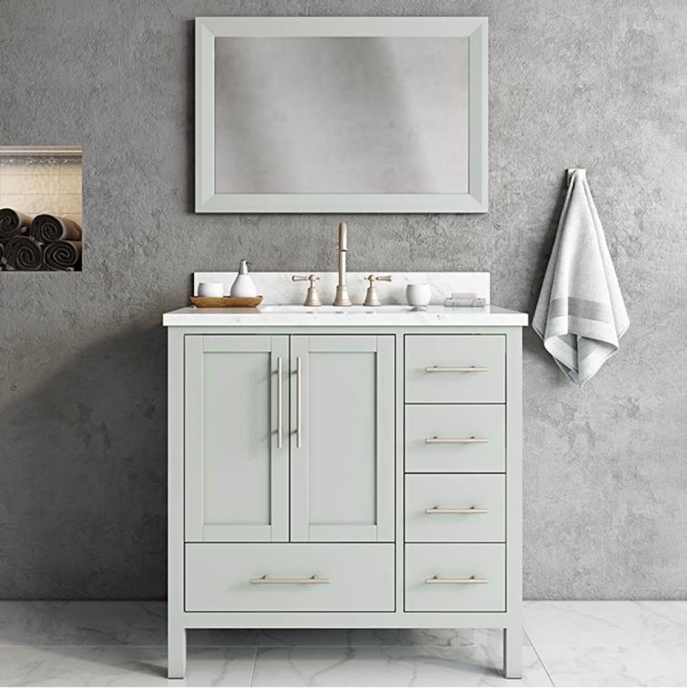 Malibu Vanity Cabinet, 30-in Ocean Grey