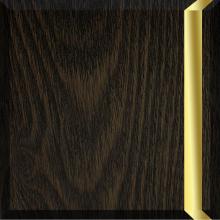 Icera V-5136.274 - Muse Wallhung Vanity Cabinet 36-in, Weathered Oak with Satin Brass