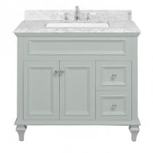 Icera V-6436.03 - Presley Vanity Cabinet, 36-in Ocean Grey