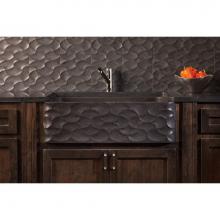 Stone Forest C04-CNC HB - Wave Front Farmhouse Sink